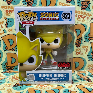 Pop! Games: Sonic The Hedgehog - Super Sonic (AAA Anime Exclusive) 923