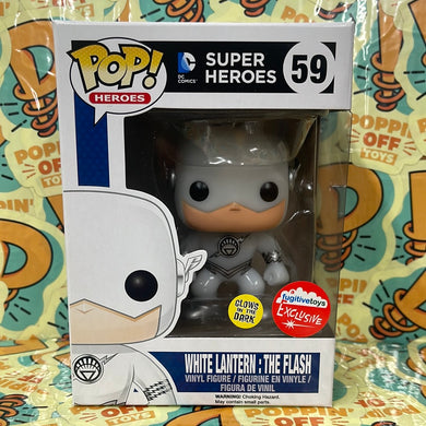 Pop! DC Heroes: White Lantern: The Flash (GITD) (Fugitive Exc)