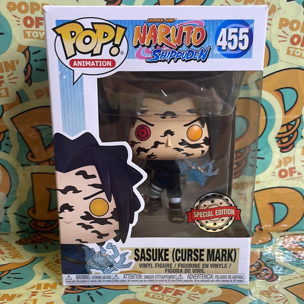 Pop! Animation: Naruto Shippuden -Sasuke (Curse Mark) (Special Edition –  Poppin' Off Toys
