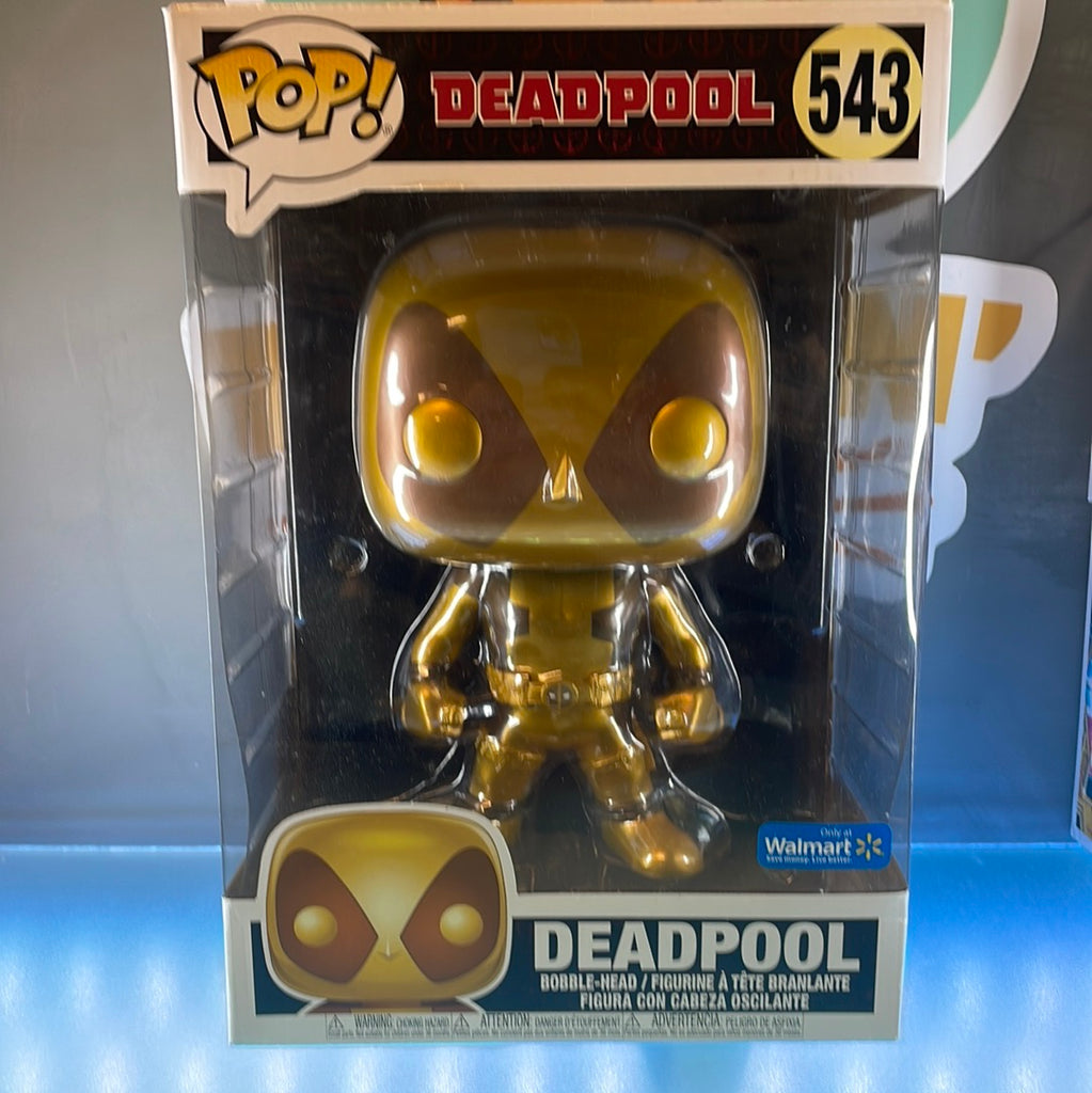 Deadpool Bobble-Head Gold Funko Pop #543 - Collectibles & Hobbies