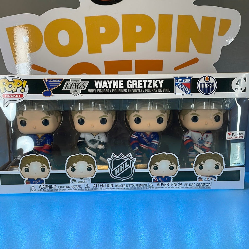 Funko Pop! Hockey NHL Wayne Gretzky Fanatics Exclusive 4-Pack - US