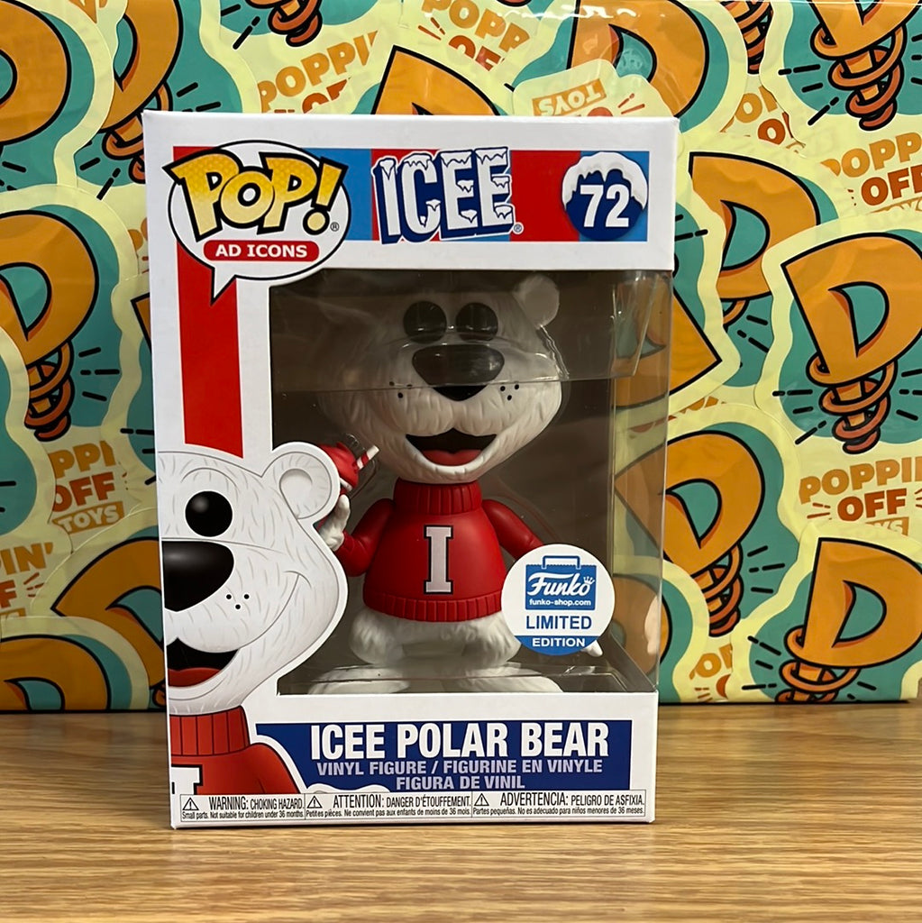 Pop Ad Icons Icee Polar Bear Funko Shop Exclusive Poppin Off Toys 7811