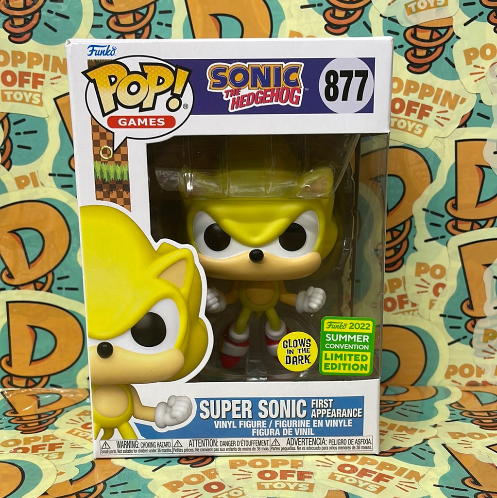 Pop! Games: Sonic the Hedgehog -Super Sonic (First Appearance) (2022 S –  Poppin' Off Toys