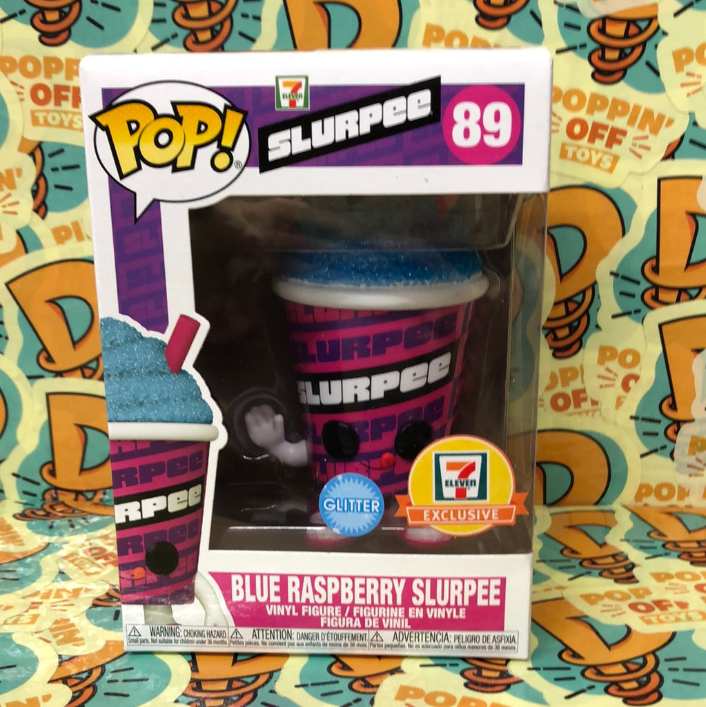 Pop Icons Blue Raspberry Slurpee 7 Eleven Exclusiveglitter 89 Poppin Off Toys 0007