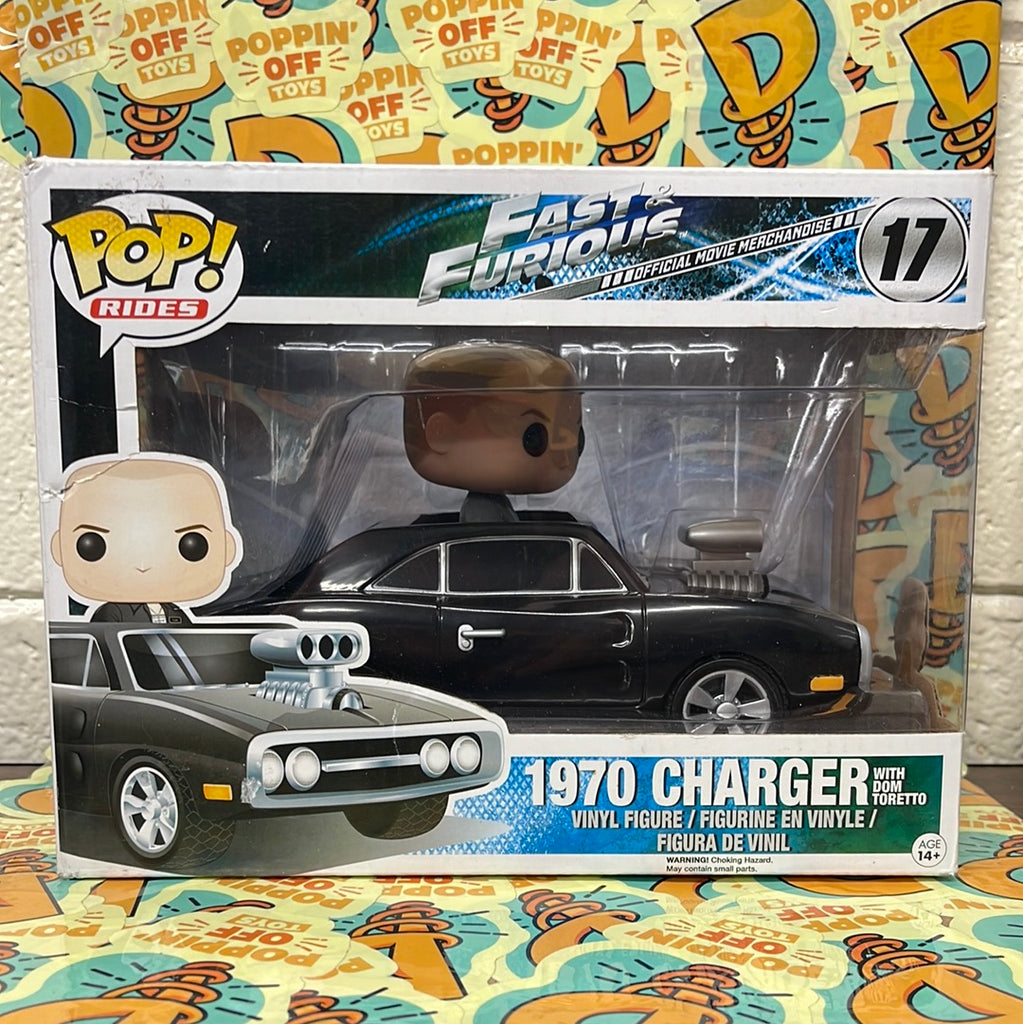 Fast and Furious Dom Toretto With 1970 Dodge Charger Pop! Vinyl