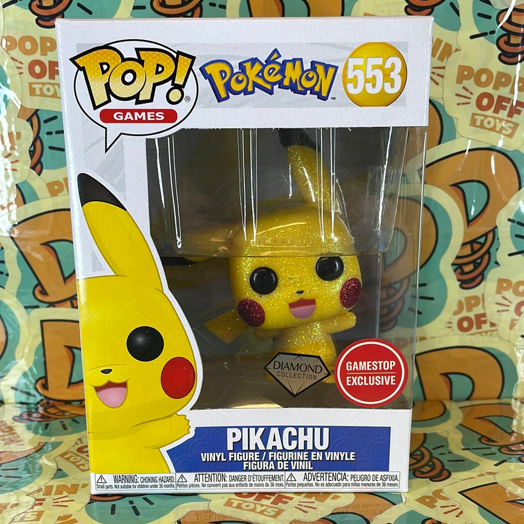 Funko Pop! Vinyl: Pokémon - Pikachu Diamond Collection - GameStop Exclusive  #553 – NERD ENVY