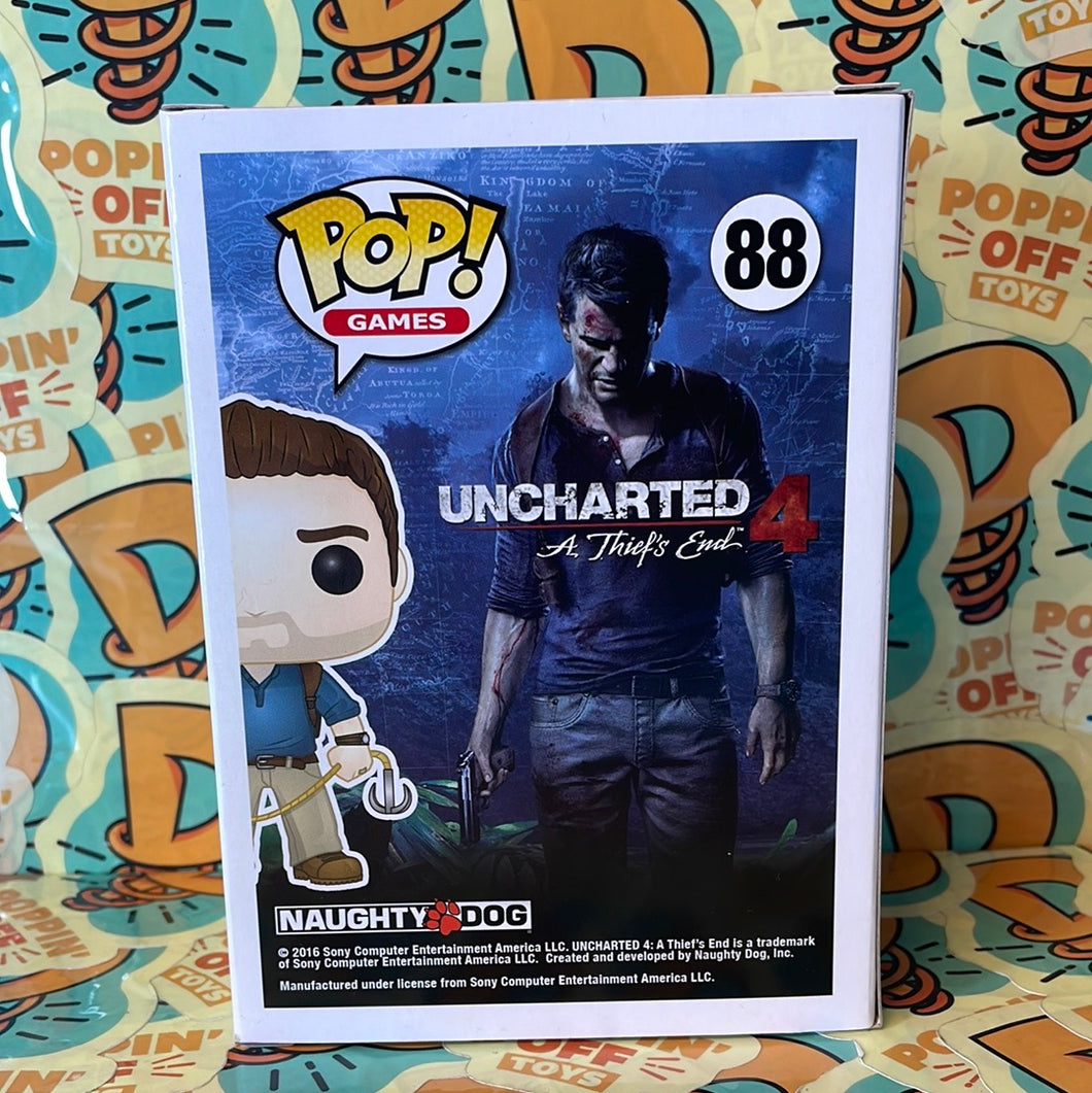  Funko POP Games: Uncharted Action Figure - Nathan Drake : Toys  & Games