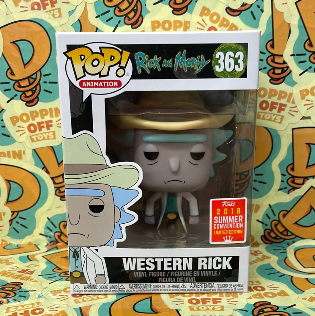 Pop! Animation: Rick And Morty - Western Rick (2018 Summer Convention) 363