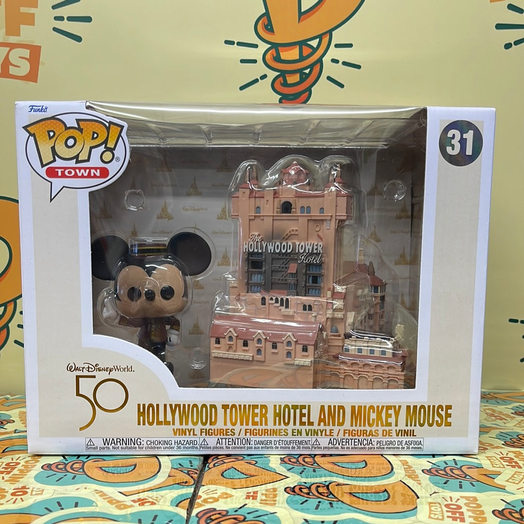 Pop! Town: Disney - Tower of Terror w/Mickey Mouse