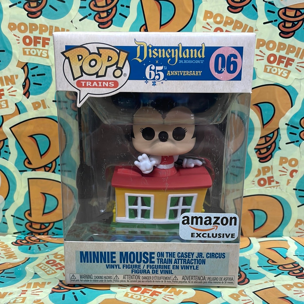 Pop! Trains: Disneyland 65th - Minnie Mouse On The Casey Jr. Circus Train Attraction (Amazon Exclusive) 06