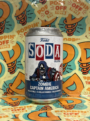 Funko SODA: Zombie Captain America (Sealed)