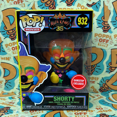 Pop! Movies: Killer Klowns - Shorty (Blacklight (GameStop)