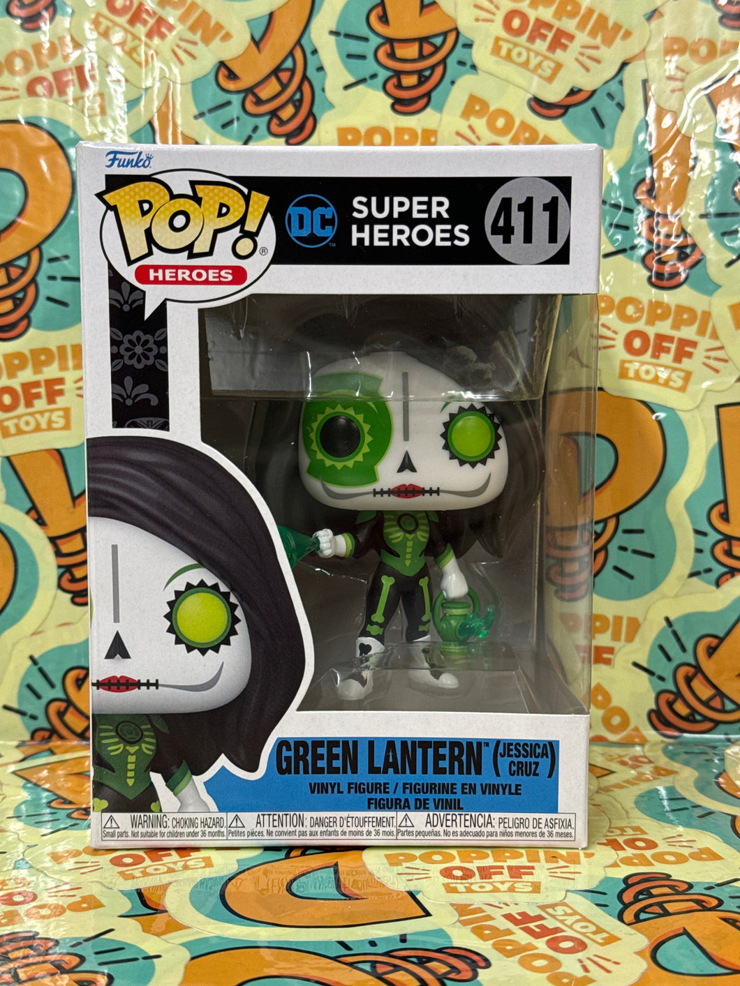 Pop! DC: Dia De Los - Green Lantern (Jessica Cruz)