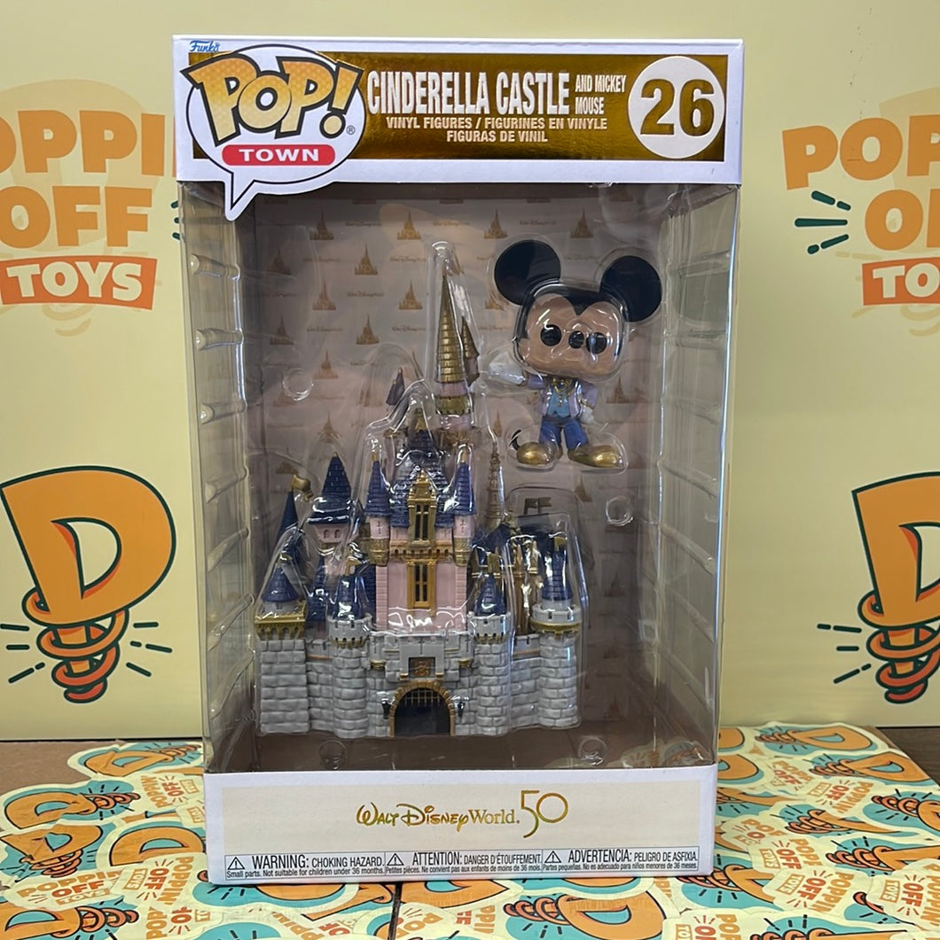 Pop! Town - Cinderella Castle and Mickey