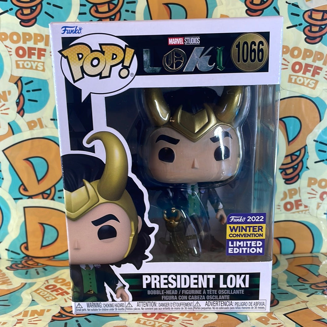 Pop! Marvel: Loki -President Loki (2022 Winter Convention) 1066