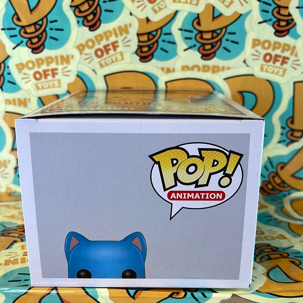 Pop! Animation: FairyTail - Happy (Flocked) (FYE) – Poppin' Off Toys