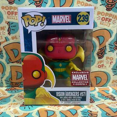 Pop! Marvel: Vision (Avengers #57) (Collector Corp Exclusive) 239