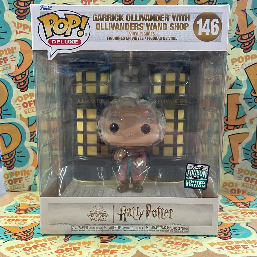 Pop! Harry Potter: Garrick Ollivander Olivanders Wand Shop (Funkon 2022 Exclusive) 146