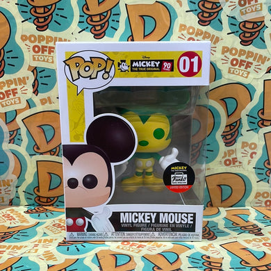 Pop! Disney: Mickey Mouse (Green & Yellow) (Funko Exclusive) 01