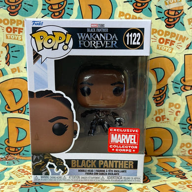 Pop! Marvel: Black Panther Wakanda Forever -Black Panther (Collector Corp Exclusive) 1122