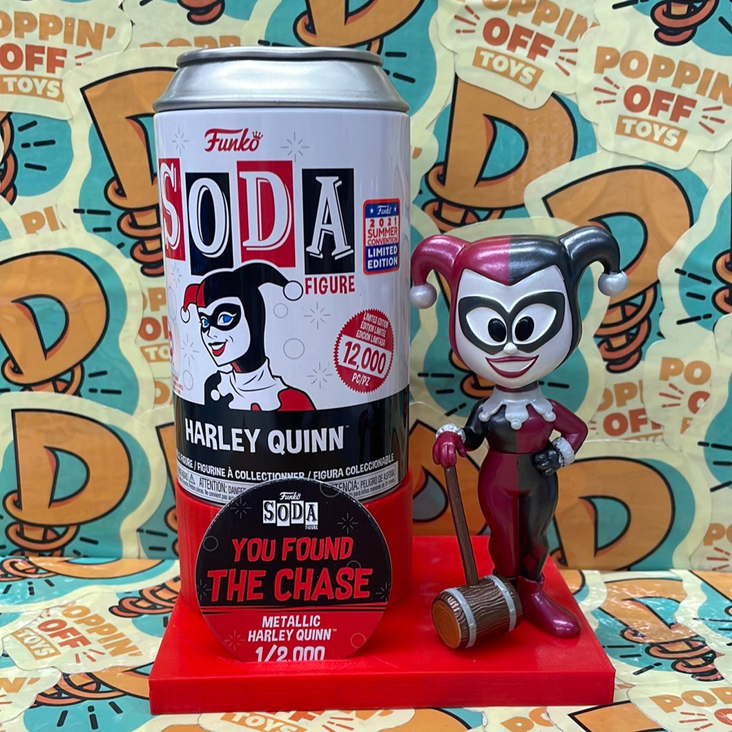 SODA: Harely Quinn (2021 Summer Convention) (Metallic) (Opened Chase)