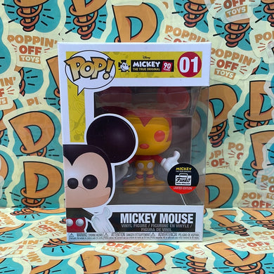 Pop! Disney: Mickey Mouse (Orange & Yellow) (Funko Exclusive) 01