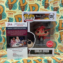 Pop! Animation: Attack On Titan - Child Eren (GameStop Exclusive) (Signed By Bryce Papenbrook) (JSA Authenticated) 1251
