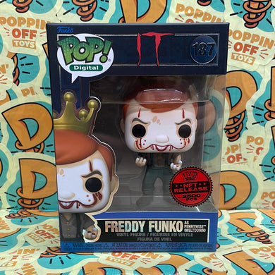 Pop! Digital: IT - Freddy Funko As Pennywise (Meltdown) (NFT Release 2500 Pieces) 187