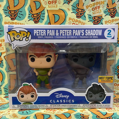 Pop! Disney: Peter Pan & Peter Pans Shadow (Hot Topic Exclusive) (2-Pack)