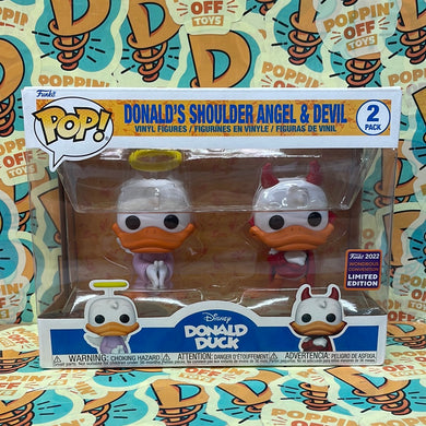 Pop! Disney: Donald Duck - Donald’s Shoulder Angel & Devil (Wondrous Convention 2023)