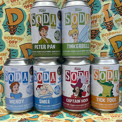 SODA: Disney - Opened Sodas and Loungefly Bag (Opened Wendy Chase)