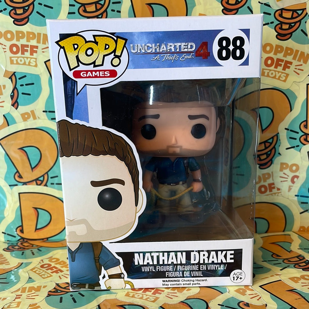 Boneco Funko Pop Uncharted 4 Nathan Drake 88 Exclusive
