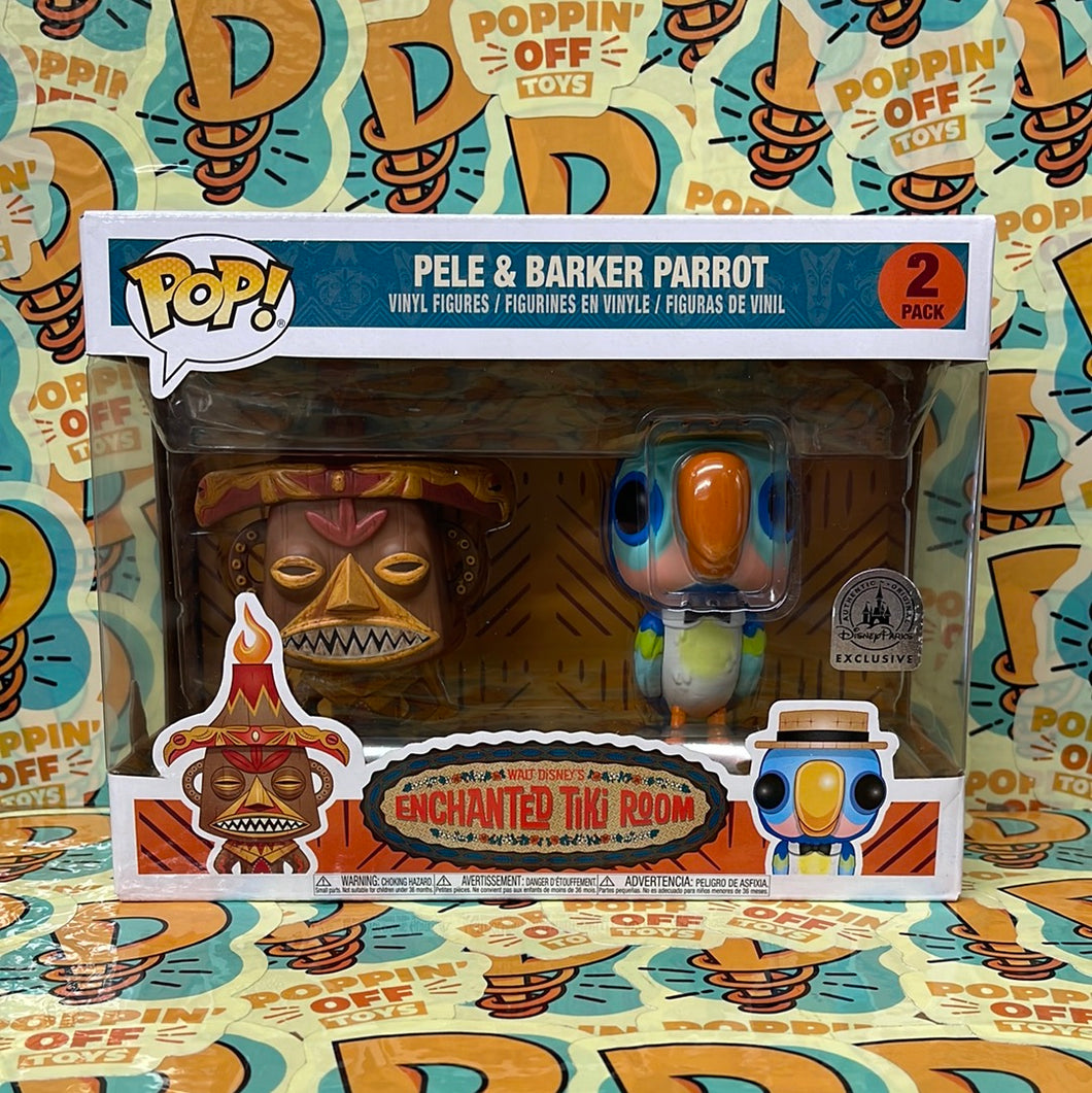 Pop! Disney: Enchanted Tiki Room - Pele & Barker Parrot (Disney Parks Exclusive)