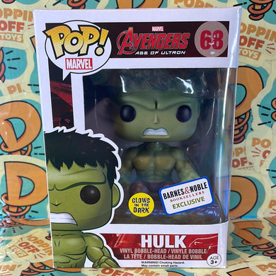 Pop! Marvel: Avengers Age of Ultron -Hulk (GITD) (Barnes & Noble) 68