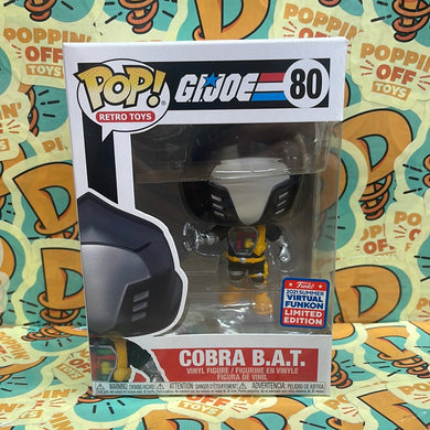 Pop! Retro Toys: G.I. Joe -Cobra B.A.T. (2021 Virtual Funkoon Exclusive) 80