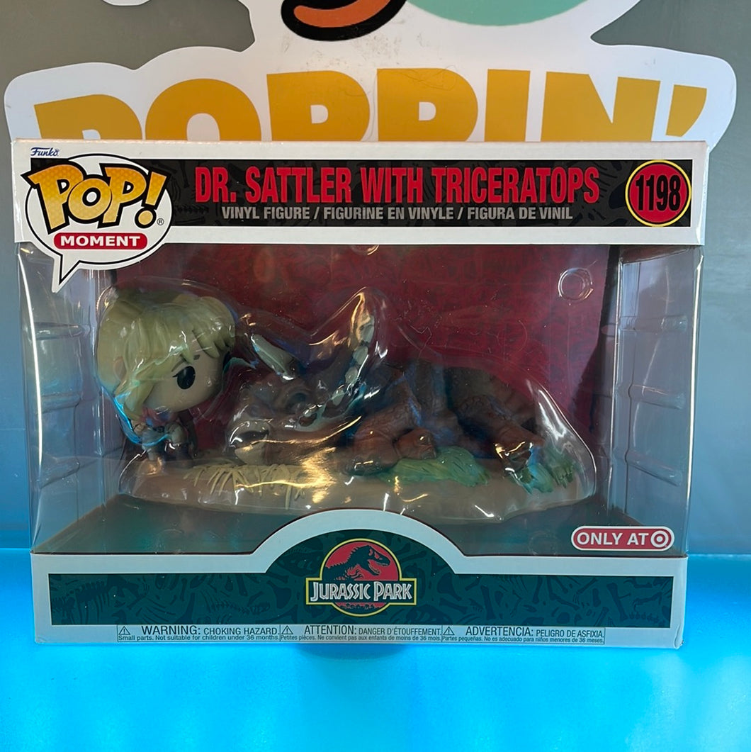 Pop! Moment Movies: Jurassic Park - Dr. Sattler w/Triceratops (Target Exc)