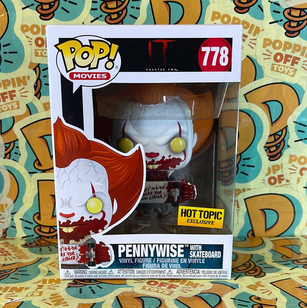 Pop! Movies: It Chapter Two - Pennywise with Skateboard (Hot Topic Exc)