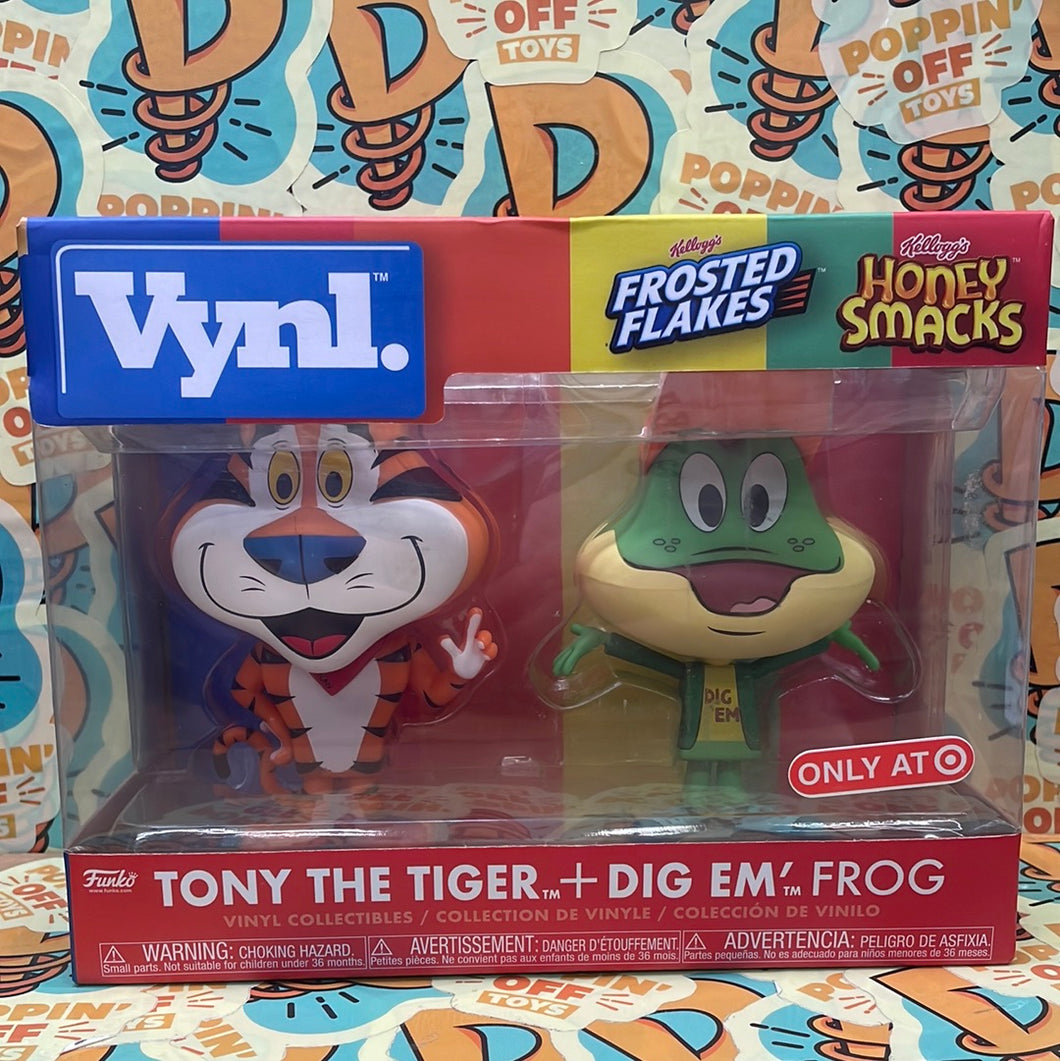 Vynl. Ad Icons: Tony The Tiger + Dig en’ Frog (Target Exclusive) (2-Pack)