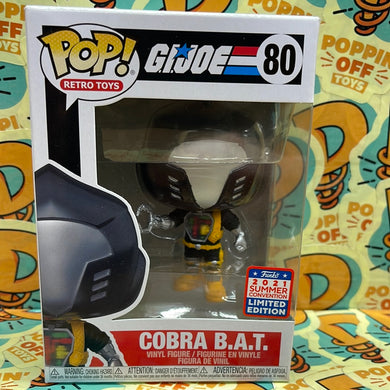 Pop! Retro Toys - G.I. Joe: Cobra B.A.T. 80 (Summer Con)