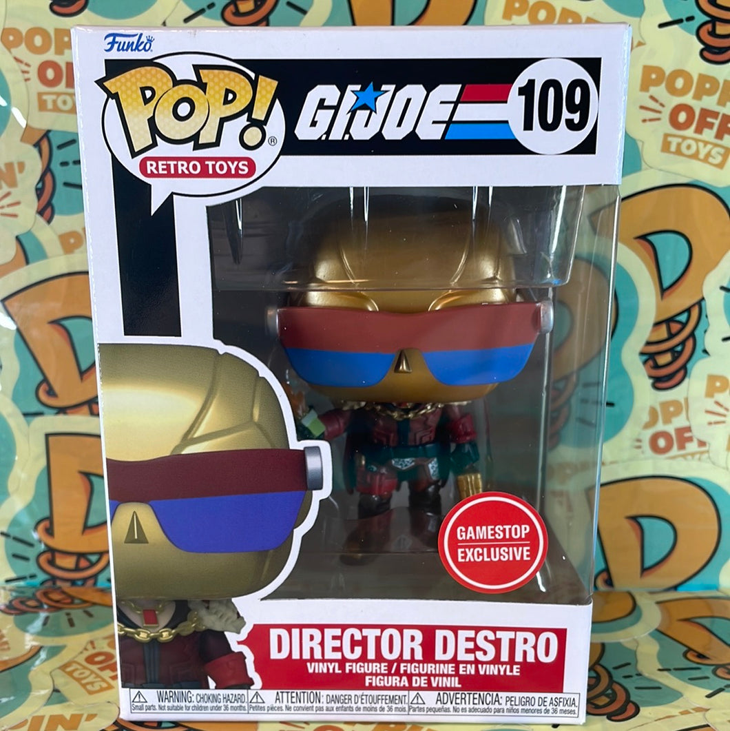 Pop! Retro Toys: G.I. Joe -Director Destro (Gamestop Exclusive) 109