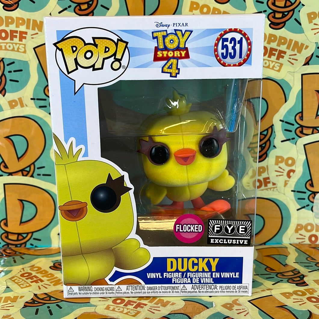Pop! Disney: Toy Story 4 -Ducky (Flocked) (FYE Exclusive) 531