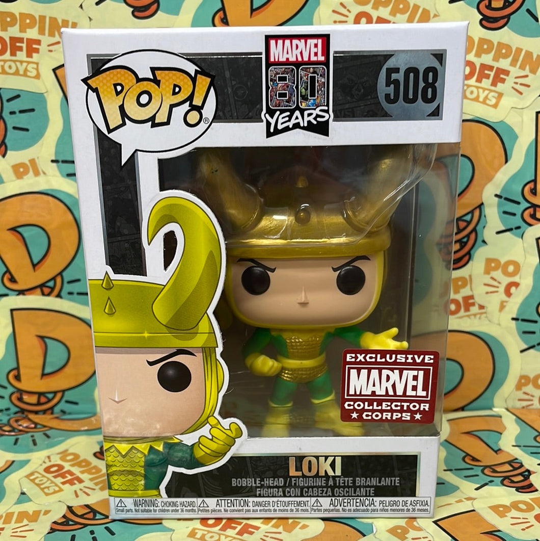 Pop! Marvel: 80 Years -Loki (Collector Corp Exclusive) 508