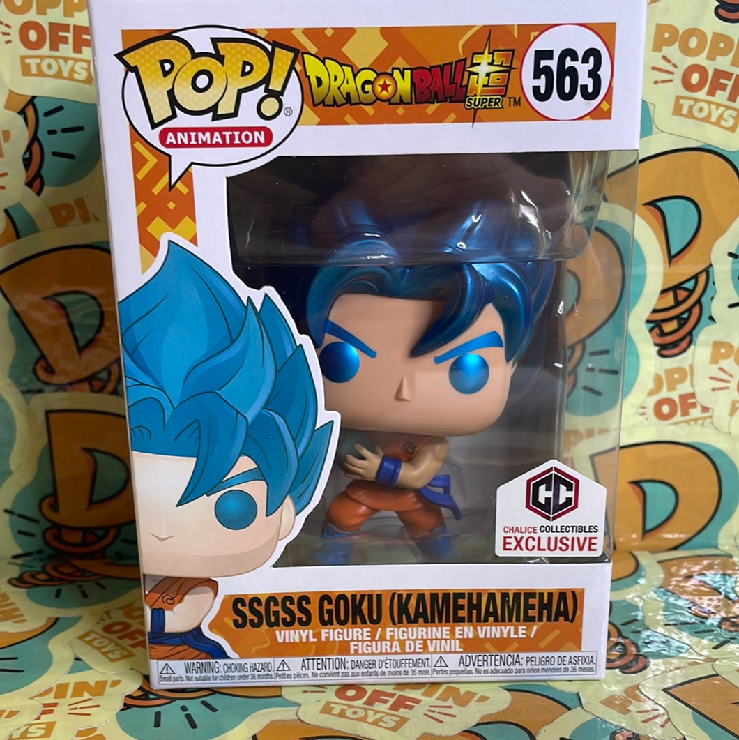 Pop! Animation: Dragon Ball Super -SSGSS Goku (Kamehameha) (Chalice Collectibles) 563