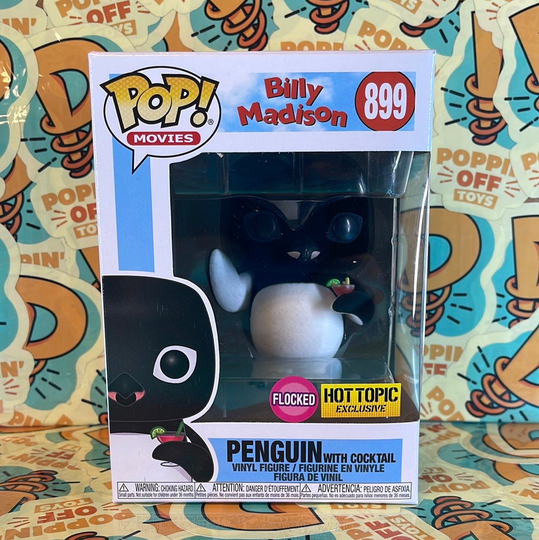 Pop! Movies - Billy Madison : Penguin w/ Cocktail (Flocked)