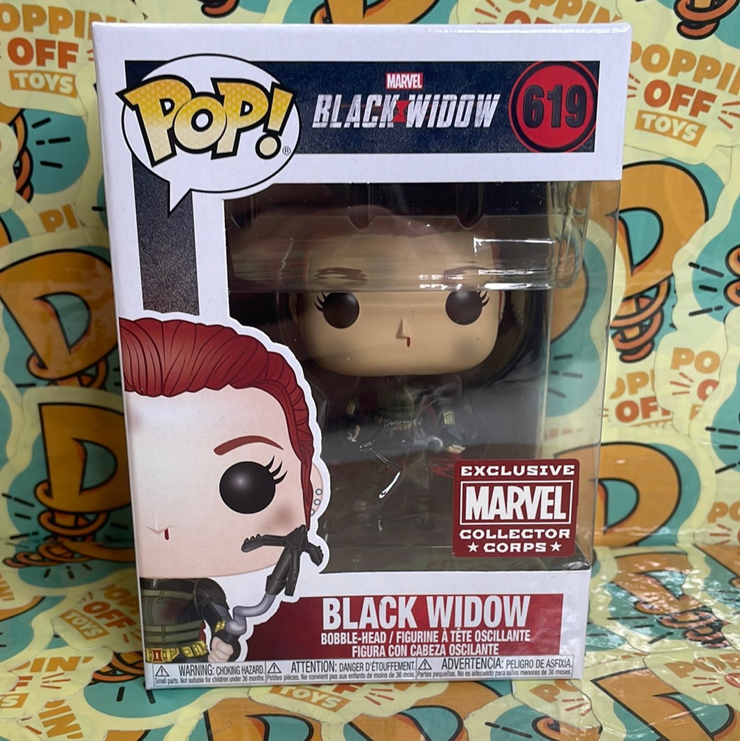 Pop! Marvel: Black Widow -Black Widow (Collector Corp Exclusive) 619