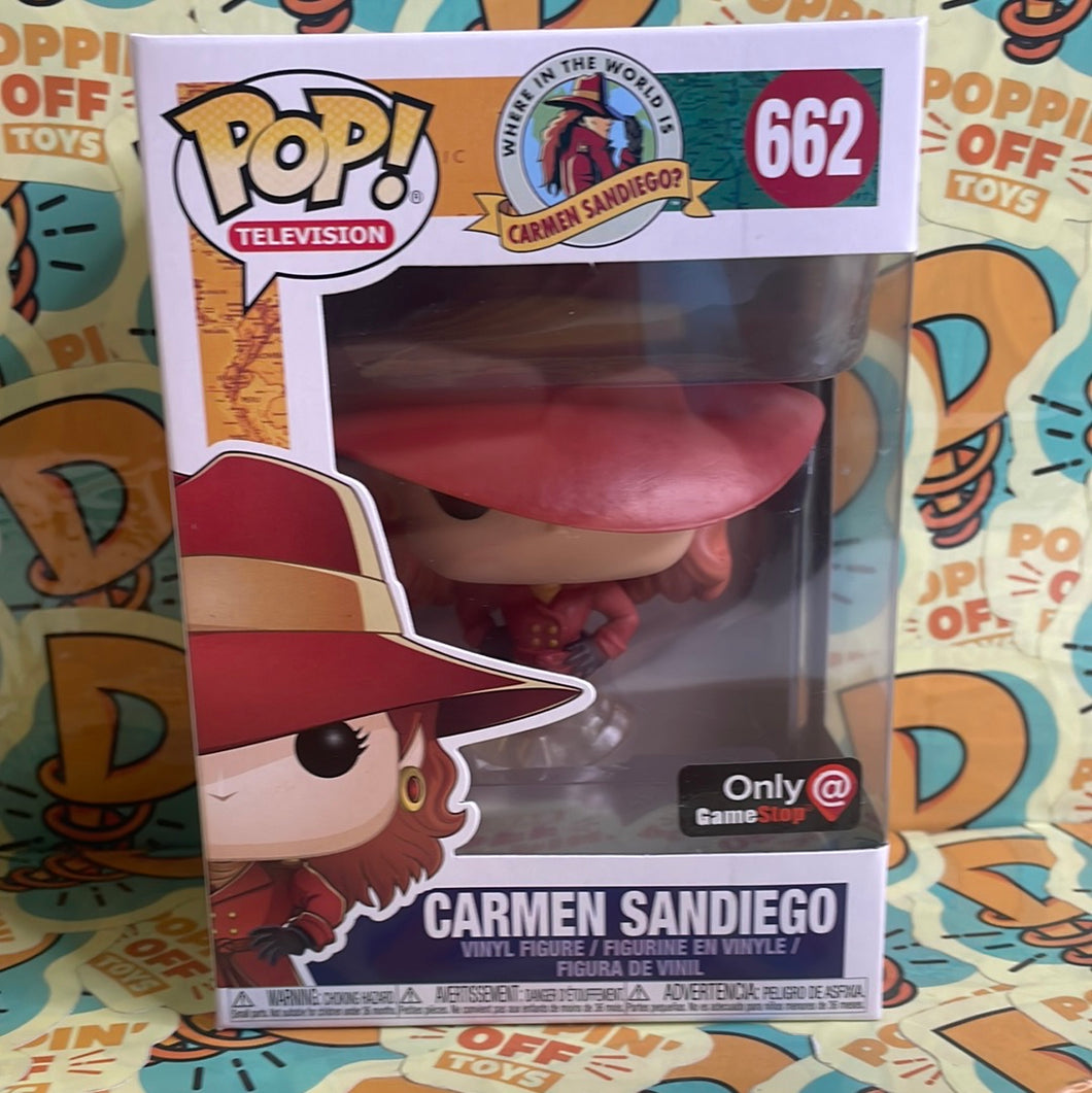 Pop! Television: Where In The World Is Carmen Sandiego (GameStop Exclusive) 662