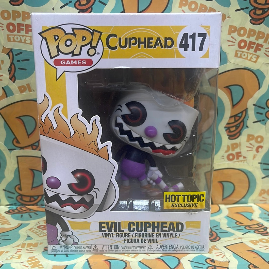 Pop! Games - Cuphead: Evil Cuphead 417 (HT Exc)