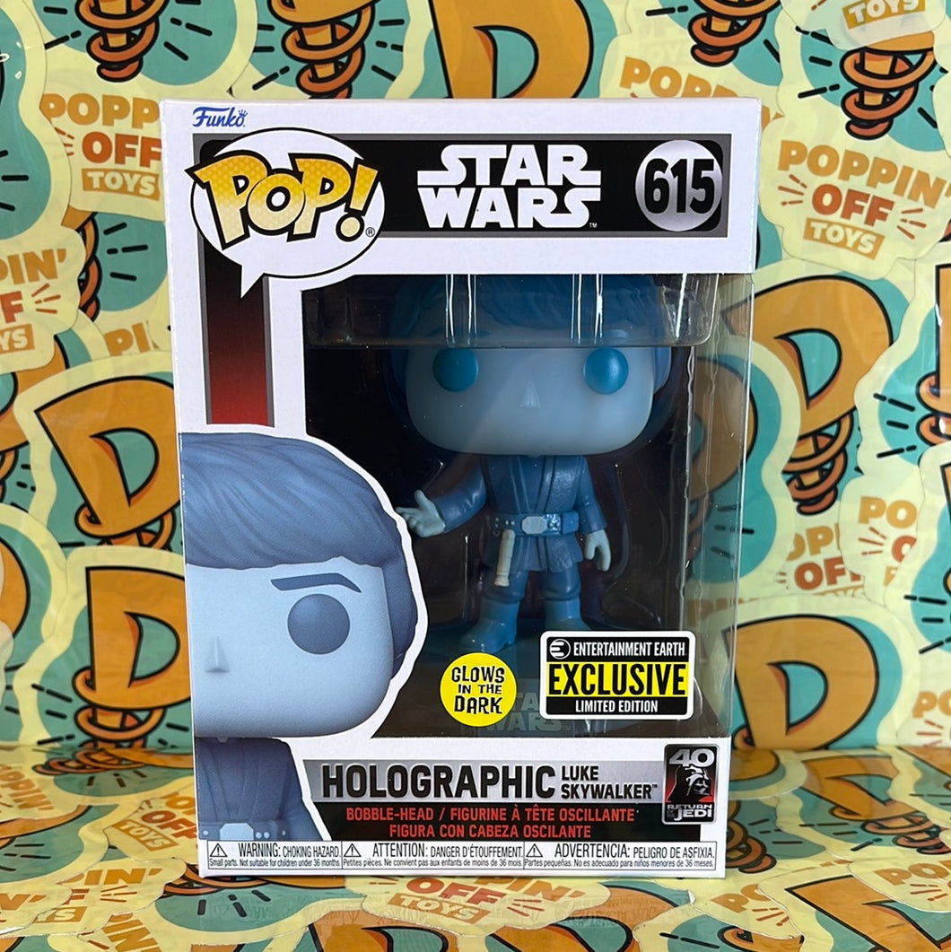 Pop! Star Wars: ROTJ - Holographic Luke Skywalker (GITD)