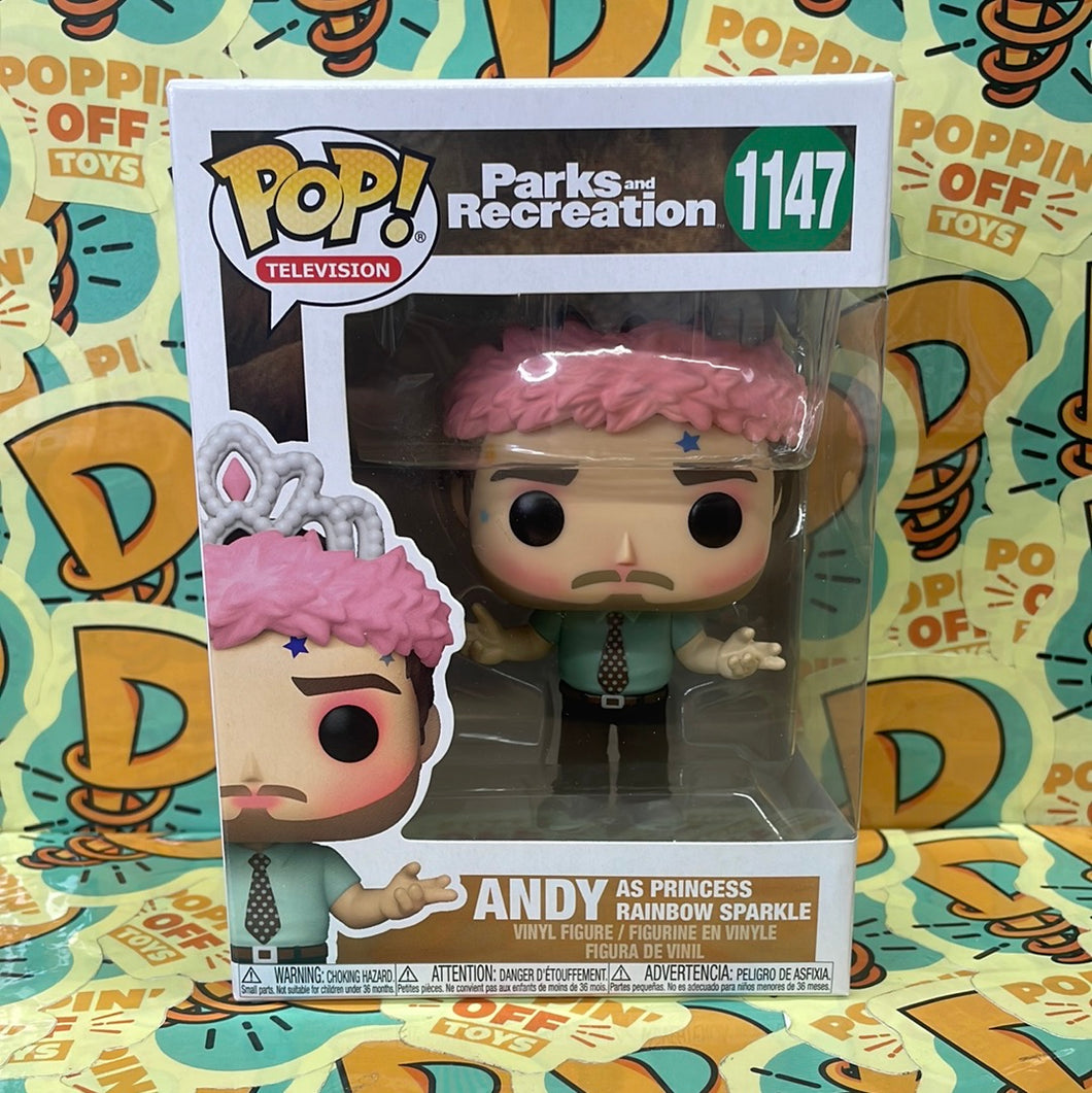 Pop! Television: Parks and Recreation - Andy as Princess Sparkle