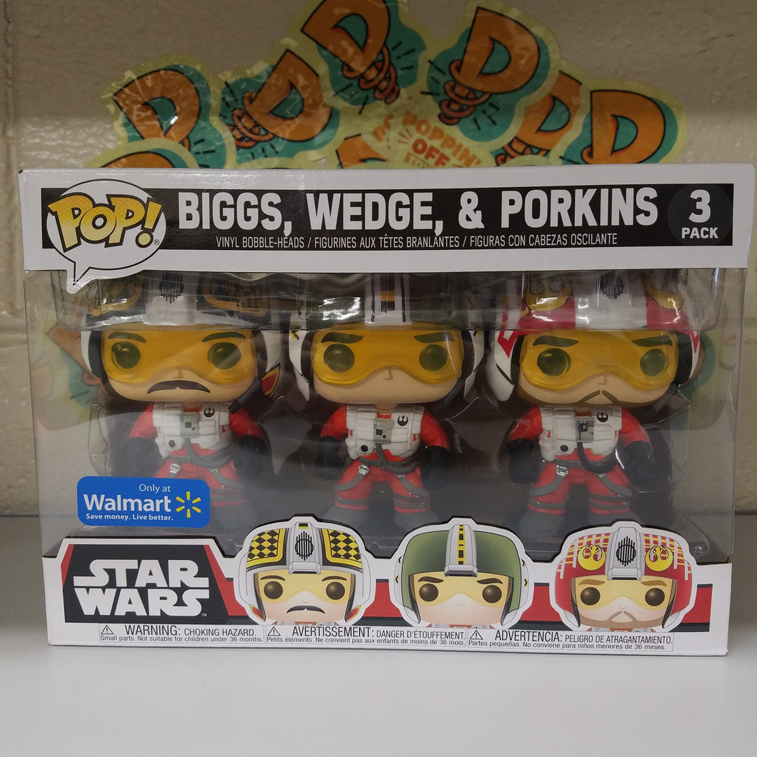 Pop! Star Wars (3 Pak) - Biggs/Wedge/Porkins